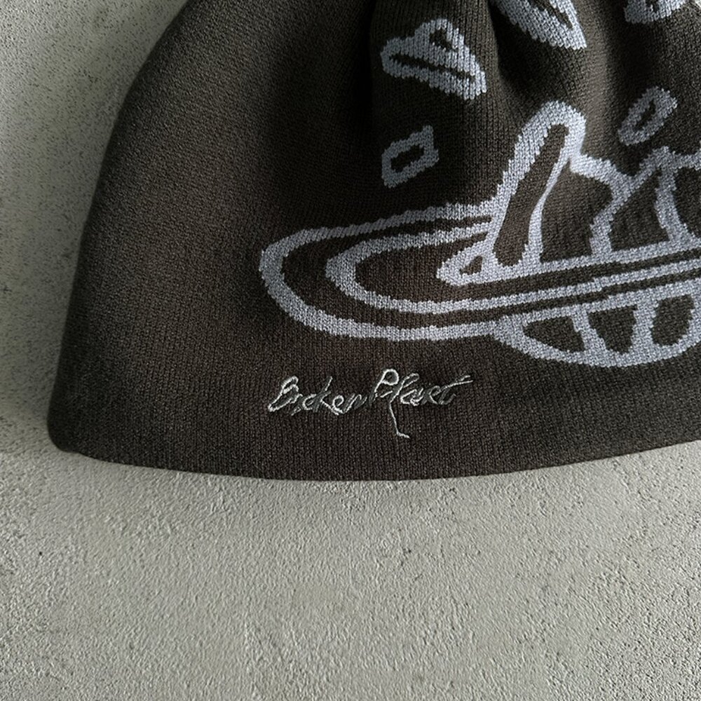 Broken Planet Outer Space Beanie Brown - image 2